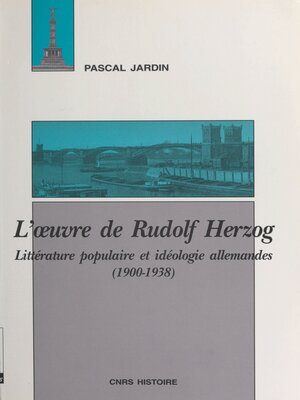 cover image of L'œuvre de Rudolf Herzog